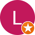 A pink icon with the letter l on it.