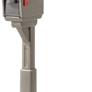 A Step 2 Mailmaster® Express Mailbox on a white background with a red handle.